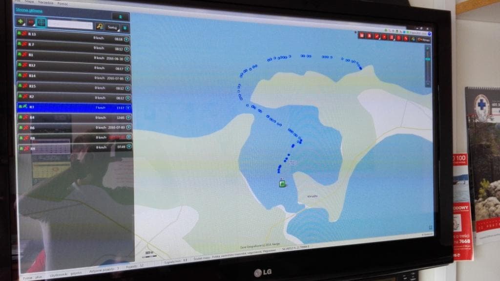  Puplit GPS łodzi ratowniczych