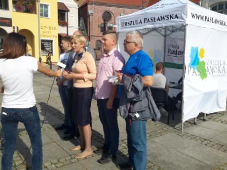 Mobilne Biuro Poselskie poseł Urszuli Pasławskiej w Giżycku