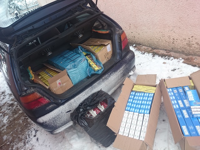 Przewoziła ponad 58 000 sztuk nielegalnych papierosów
