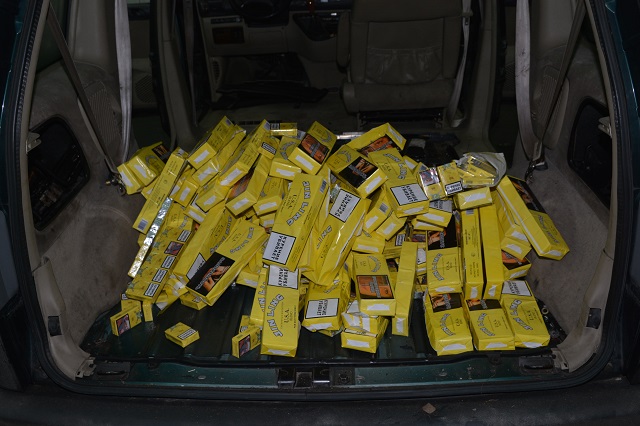 Zarekwirowano ponad 112 000 sztuk nielegalnych papierosów