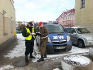 Wspólne patrole Policji i Żandarmerii Wojskowej w Giżycku