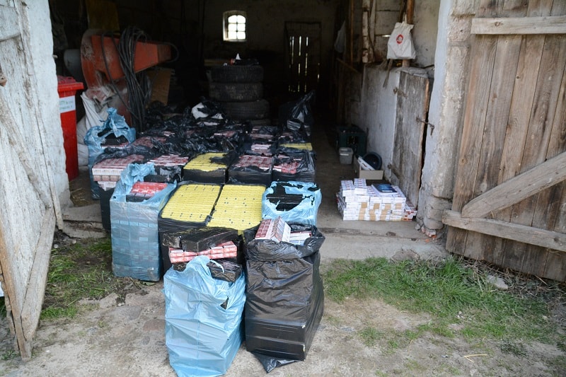 Skupował papierosy z przemytu. Nielegalny towar nie trafi na rynek