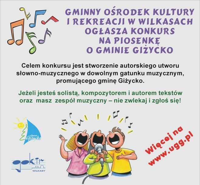 Konkurs „Piosenka o Gminie Giżycko”