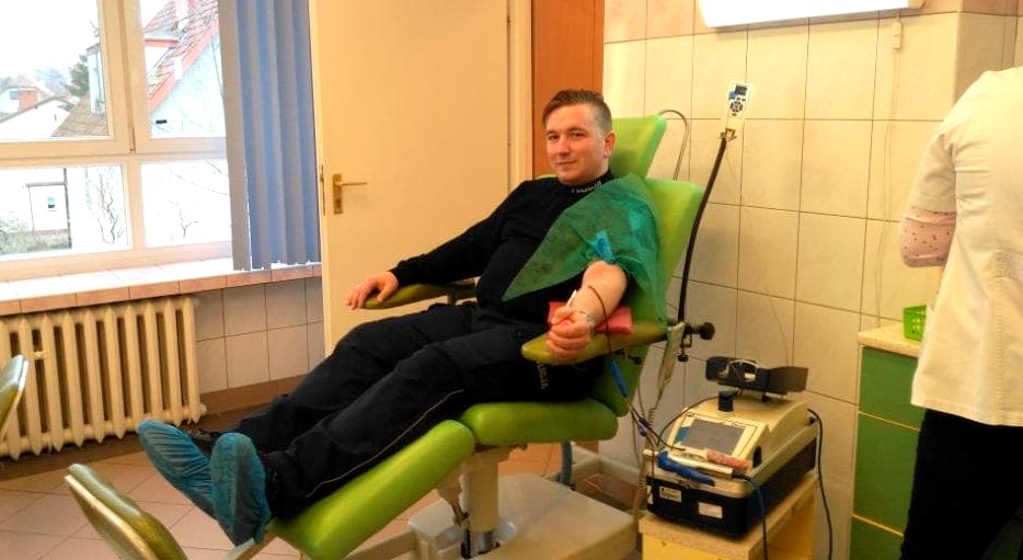 Policjanci z Giżycka oddali krew potrzebującym