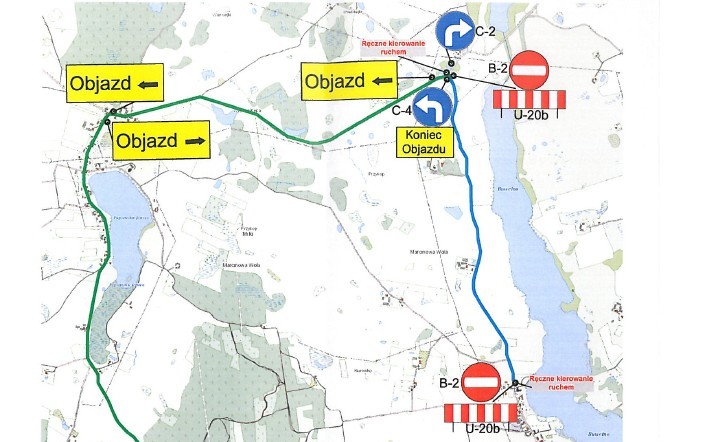 Przebudowa drogi powiatowej. Utrudnienia w ruchu