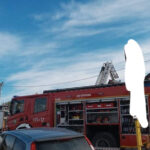 Pożar hali w Bystrym (2)