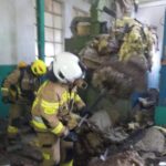 Pożar hali w Bystrym (5)