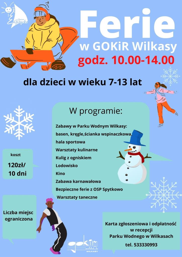 Ferie w GOKiR Wilkasy