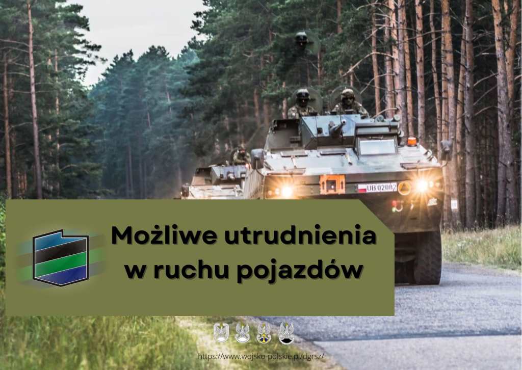 Ćwiczenia Saber Strike. Wojsko wyjedzie na drogi, możliwe utrudnienia