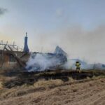 Pożar domu jednorodzinnego w Kozinie (5)