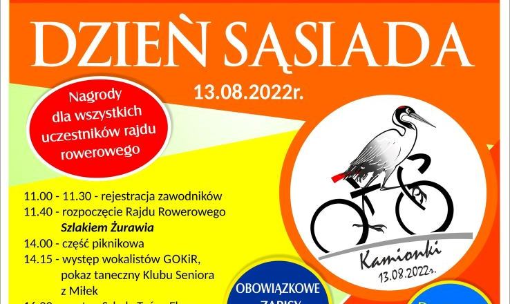 Festyn „Dzień Sąsiada” w Kamionkach (zapowiedź)