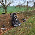 Śmiertelny wypadek na trasie Giżycko-Miłki. Nie żyje 47-letni kierowca alfa romeo (11)