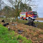 Śmiertelny wypadek na trasie Giżycko-Miłki. Nie żyje 47-letni kierowca alfa romeo (13)