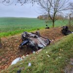 Śmiertelny wypadek na trasie Giżycko-Miłki. Nie żyje 47-letni kierowca alfa romeo (3)