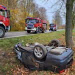 Śmiertelny wypadek na trasie Giżycko-Miłki. Nie żyje 47-letni kierowca alfa romeo (9)