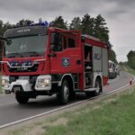 Zderzenie trzech aut między Giżyckiem a Rynem (1)