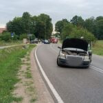 Zderzenie trzech aut między Giżyckiem a Rynem (2)