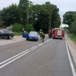 Zderzenie trzech aut między Giżyckiem a Rynem (3)