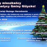 Życzenia wójt gminy Giżycko