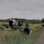 Dwa dachowania w ciągu kilkunastu godzin w Cankach (2)