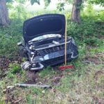 Wypadek na trasie Piękna Góra-Wrony. Zderzyły się dwa samochody (1)
