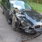 Wypadek na trasie Piękna Góra-Wrony. Zderzyły się dwa samochody (2)