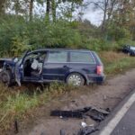 Zderzenie trzech pojazdów na ulicy Moniuszki (4)