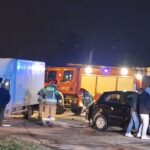 Wypadek na skrzyżowaniu ul. Obwodowej i Jagiełły (1)