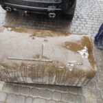 Wybuch w garażu. Ciężko ranny mężczyzna trafił do szpitala (1)