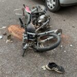 Poważny wypadek w gminie Wydminy. Ranny motocyklista trafił do szpitala (3)