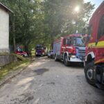 Pożar stodoły w Konopkach Małych (1)