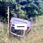 Dachowanie na trasie Spytkowo–Giżycko. Kierowca miał ponad 2 promile (3)