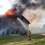 Strażacy z trzech powiatów gasili pożar w gminie Miłki (5)