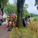 Tragiczny wypadek w Sulimach. Nie żyje kobieta kierująca osobówką (3)