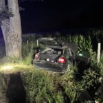 Groźny wypadek w Kruklinie. 18-latek bez prawa jazdy wiózł czwórkę nastolatków (1)