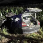 Groźny wypadek w Kruklinie. 18-latek bez prawa jazdy wiózł czwórkę nastolatków (2)