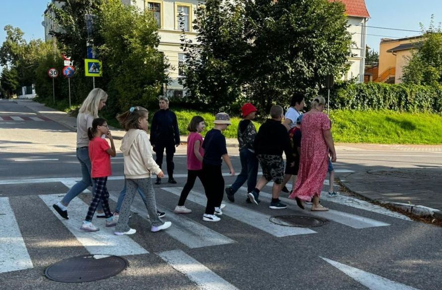Bezpieczna droga do szkoły. Spotkanie w SOSW w Giżycku