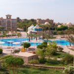 Egypt, Marsa Alam – October 12, 2012 – Pensee Royal Azur tourist resort pools
