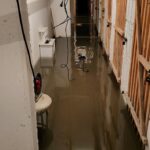 Woda zalała ulice i piwnice. Skutki wczorajszej ulewy w Giżycku (2)