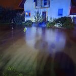 Woda zalała ulice i piwnice. Skutki wczorajszej ulewy w Giżycku (7)