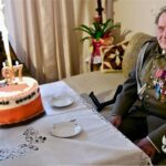 97 lat mjr Edwarda Purkiewicza. Bohater AK i przyjaciel giżyckich terytorialsów uhonorowany przez żołnierzy (1)