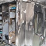 Nocny pożar w centrum Giżycka. Policjanci ewakuowali 10 mieszkańców (2)