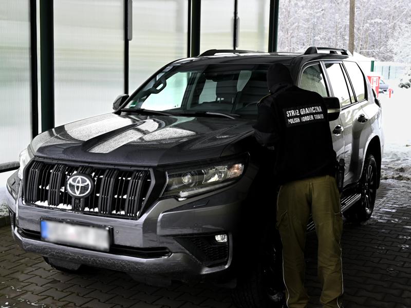 Toyota skradziona w Niemczech odzyskana na granicy w Bezledach