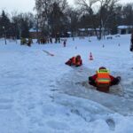 Strażacy OSP szkolili się z ratownictwa na lodzie (4)