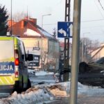 Dachowanie na ul. Suwalskiej. Dwie osoby trafiły do szpitala (2)