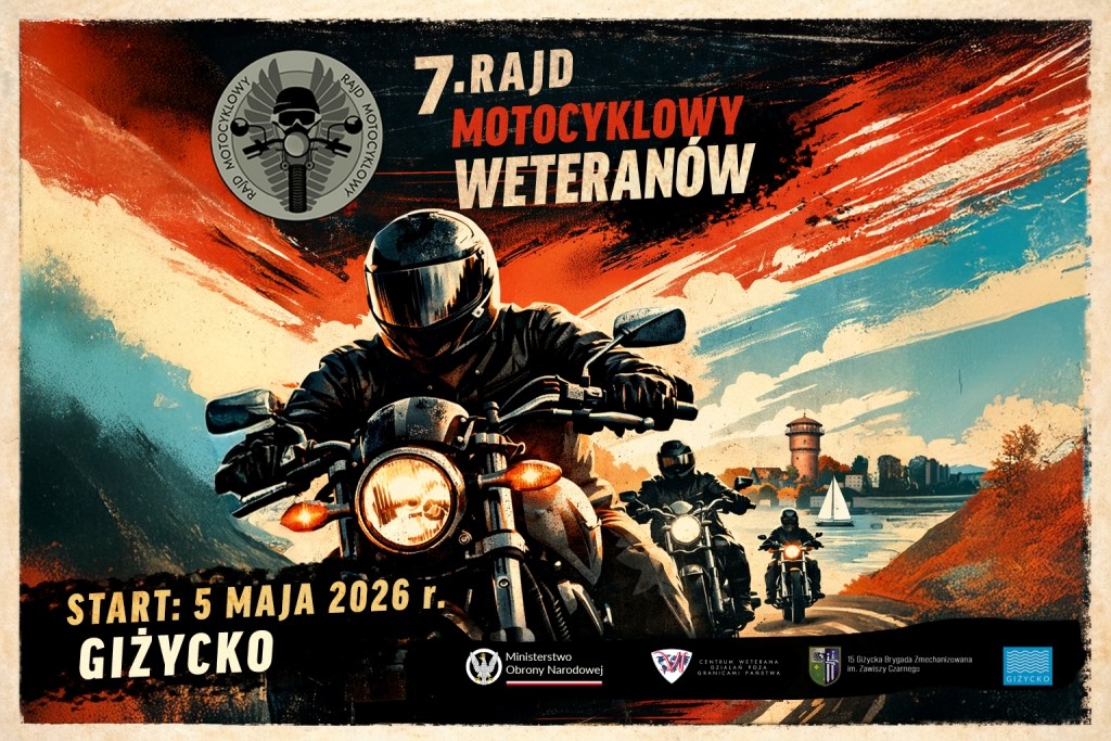 Giżycko miejscem startu 7. Rajdu Motocyklowego Weteranów. Blisko 1900 uczestników wyruszy w drogę pamięci