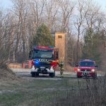 Niecodzienna akcja strażaków. Dwa borsuki uratowane ze studni (1)