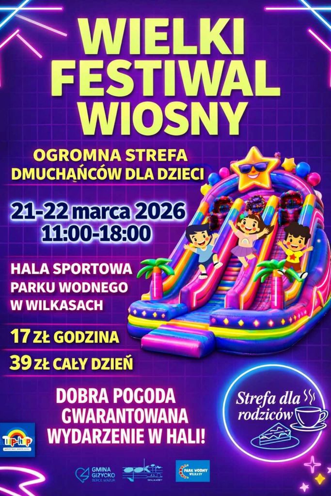 Wielki Festiwal Wiosny w Wilkasach. Trzy dni zabawy, koncert i strefa dmuchańców