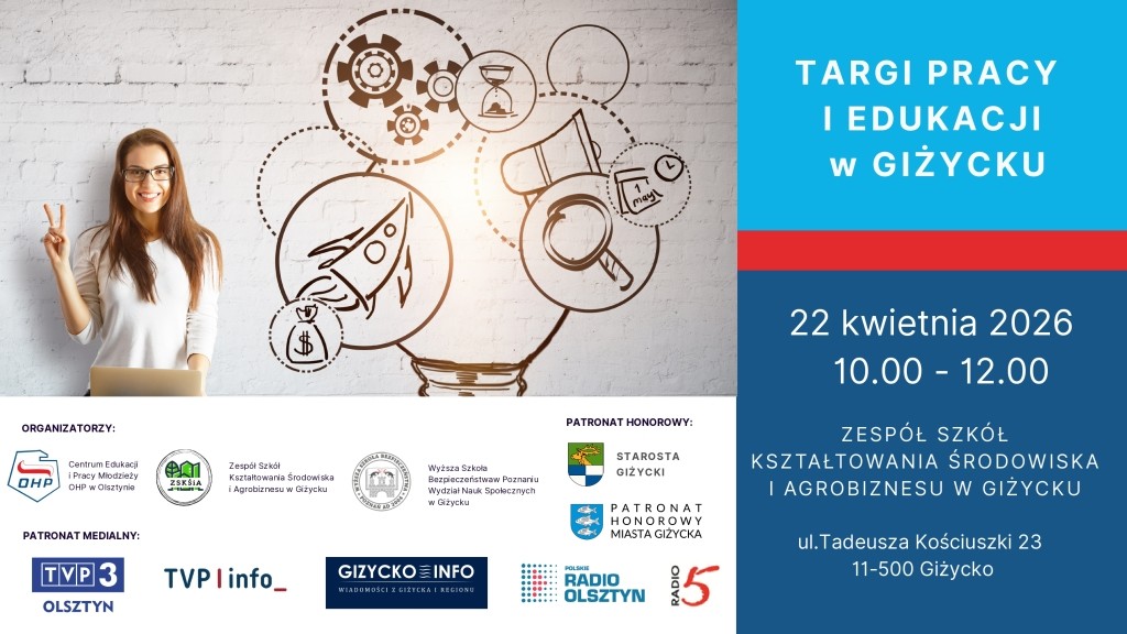 Targi Pracy i Edukacji w Giżycku. Szansa na rozwój i nowe możliwości zawodowe