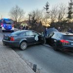 Zderzenie dwóch aut w Staświnach. Jedna osoba trafiła do szpitala (1)